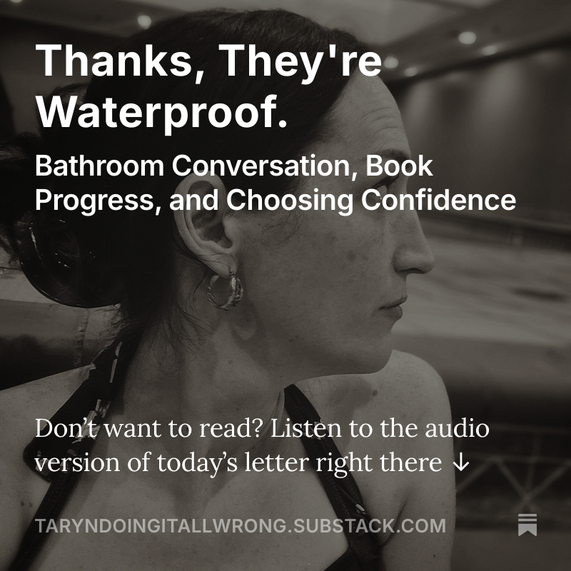 Thanks, they’re waterproof. And other news